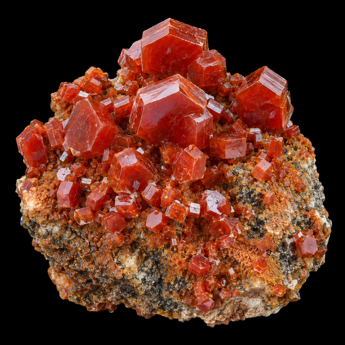 釩鉛礦｜Vanadinite