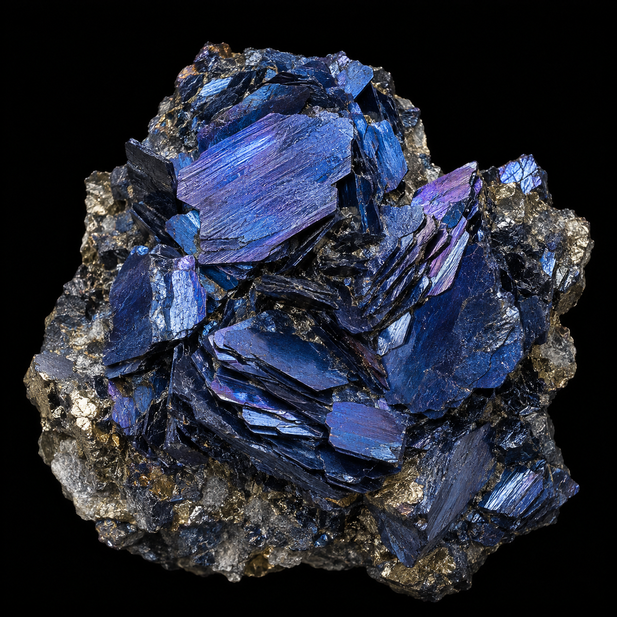 銅藍｜Covellite