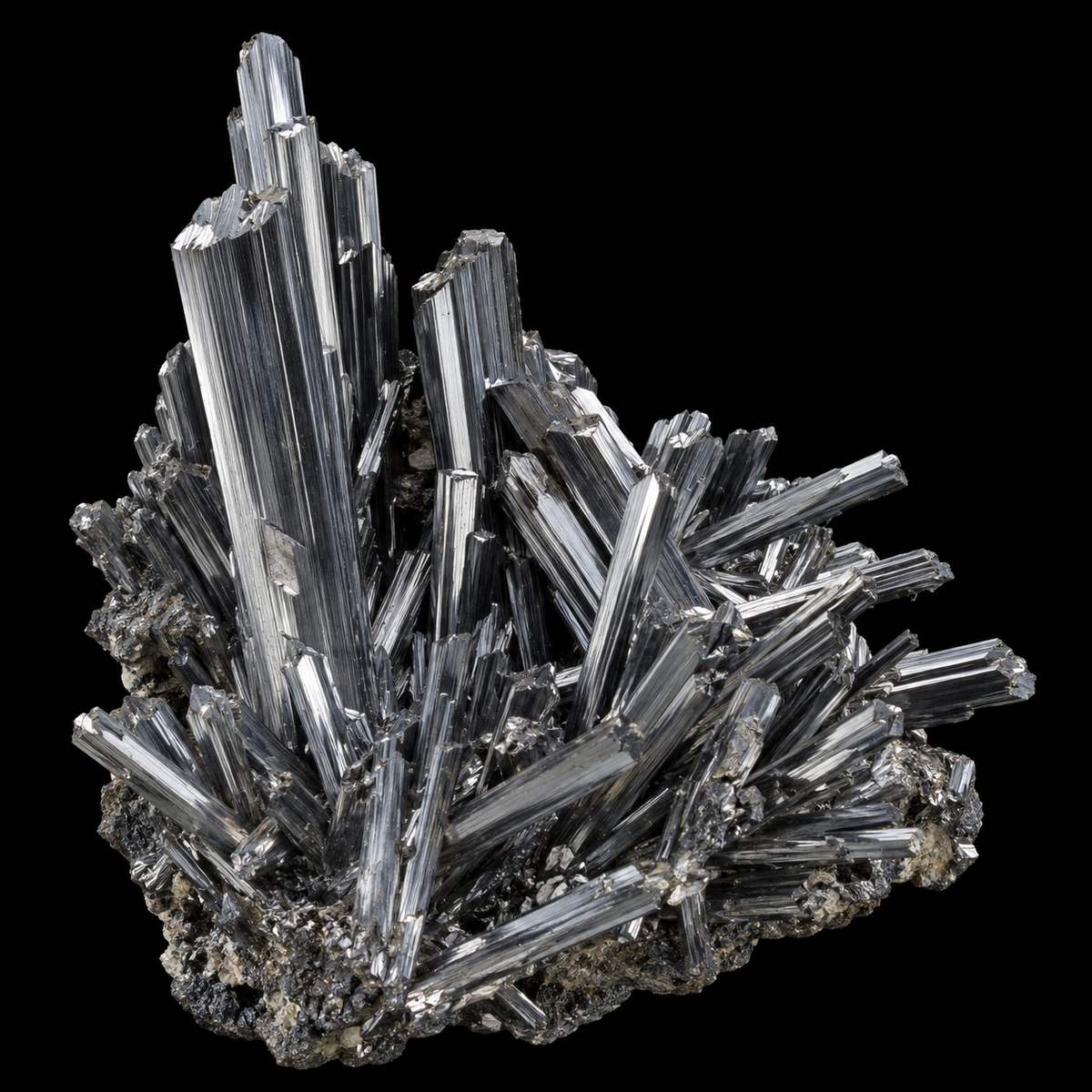 輝銻礦｜Stibnite
