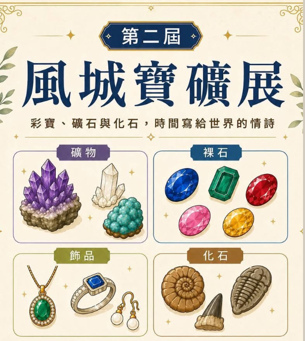 2nd Hsinchu Wind City Gem & Mineral Show
