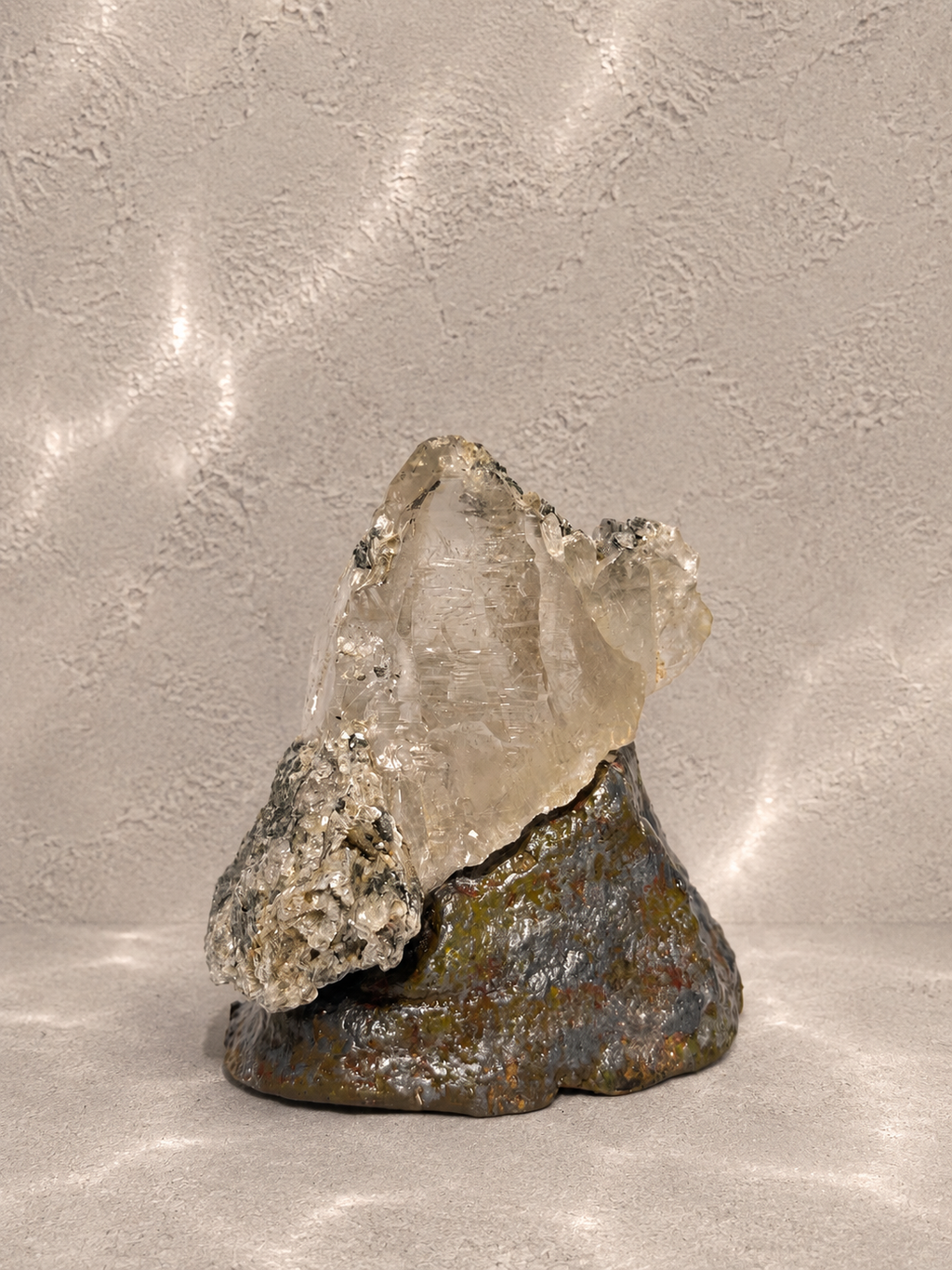 象神山綠幽靈單晶｜尼泊爾｜苔原｜底域 DIYU｜C01-031