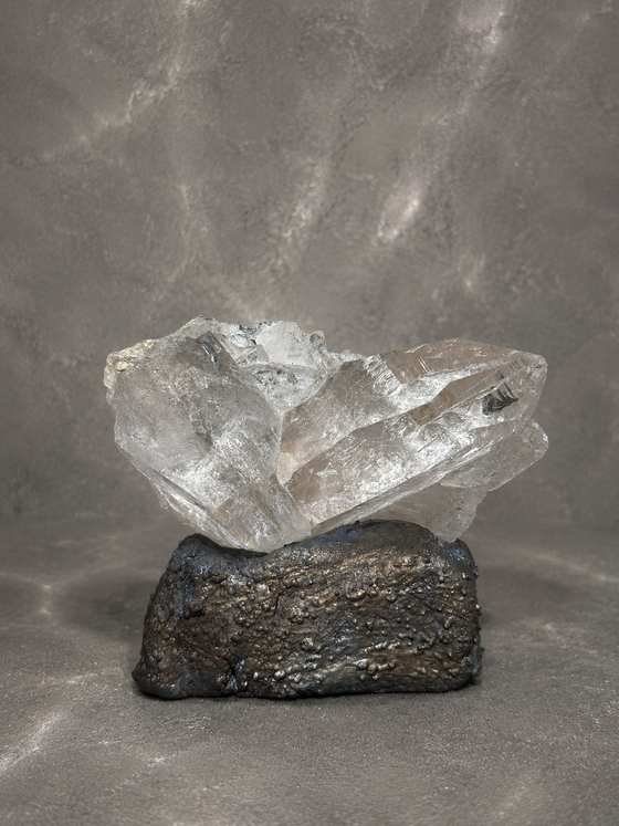 Ganesh Himal Twin Crystal | Nepal | Limestone | Di Yu | C01-032