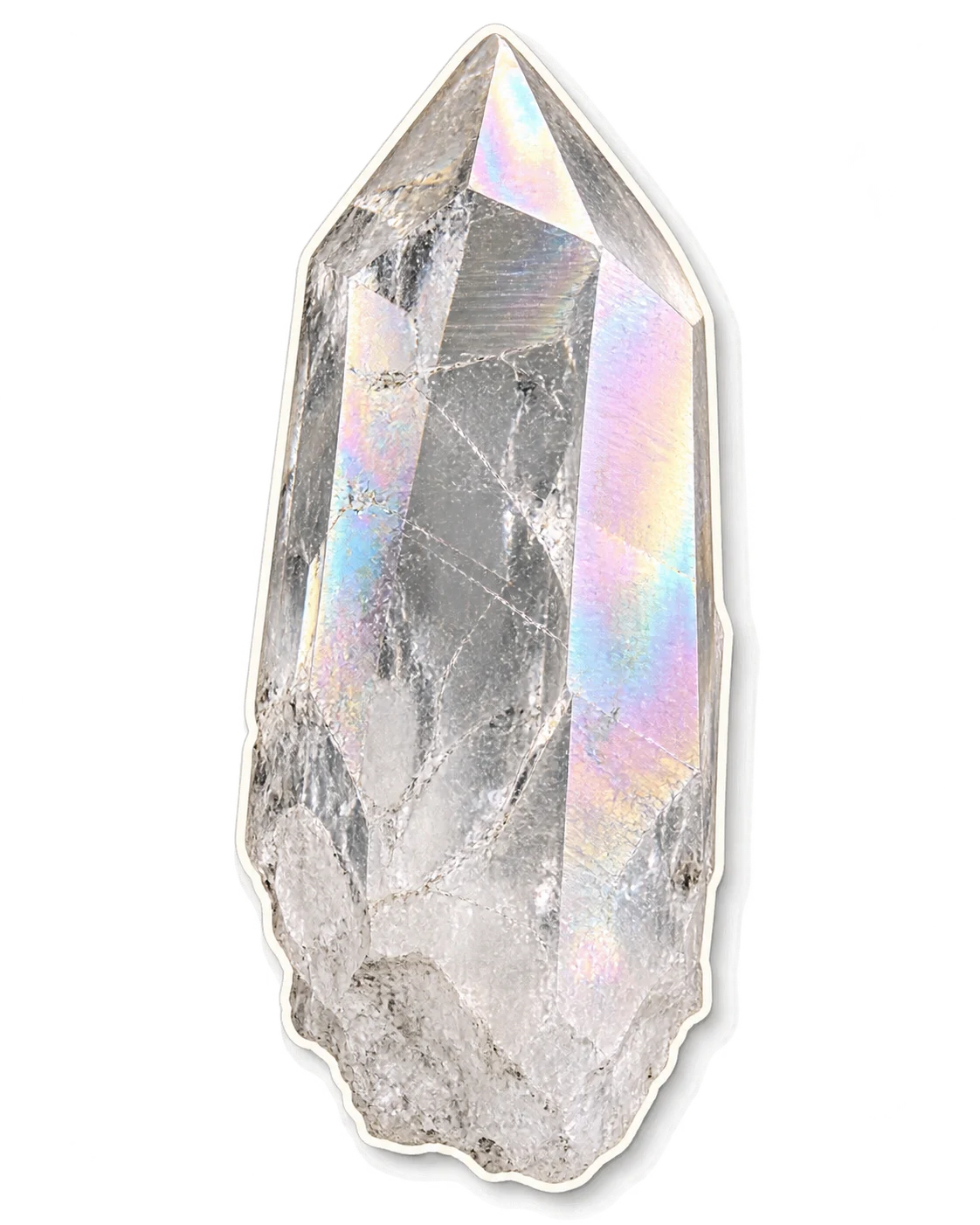 Clear quartz specimen