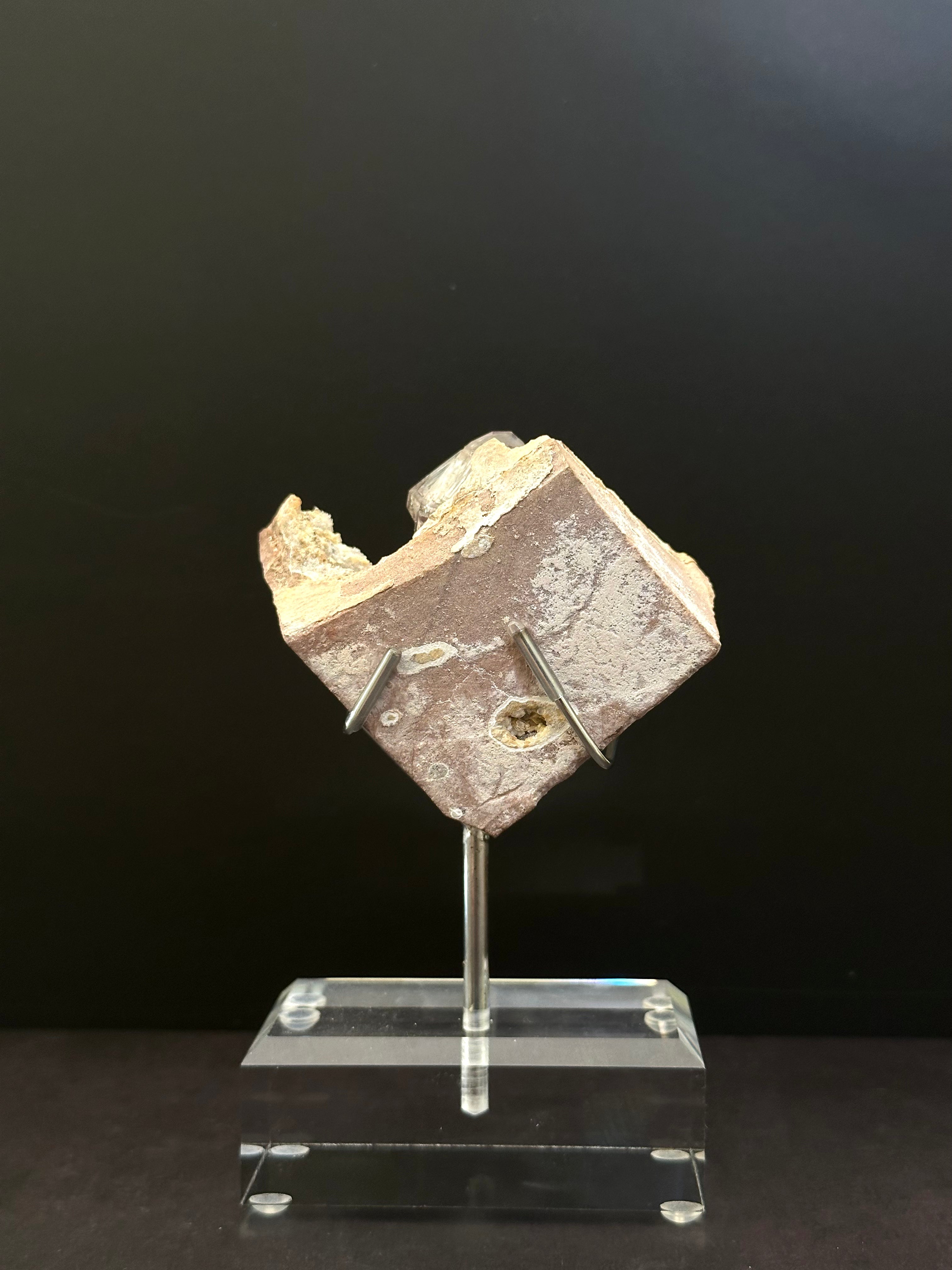 納米比亞布蘭登堡紫水晶幻影骸骨天然底岩標本｜紫核｜原生｜底域 DIYU｜E01-016