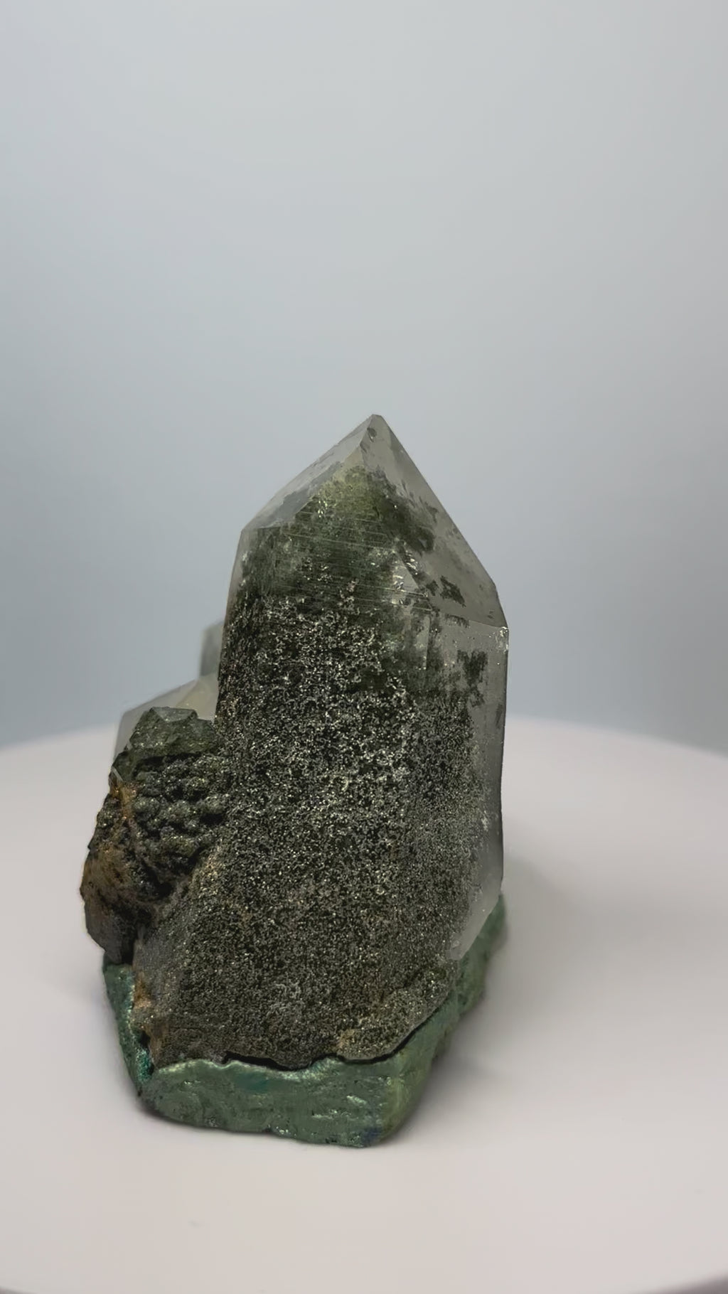 綠幽靈喜馬拉雅晶簇｜西藏｜苔原｜底域 DIYU｜C01-016