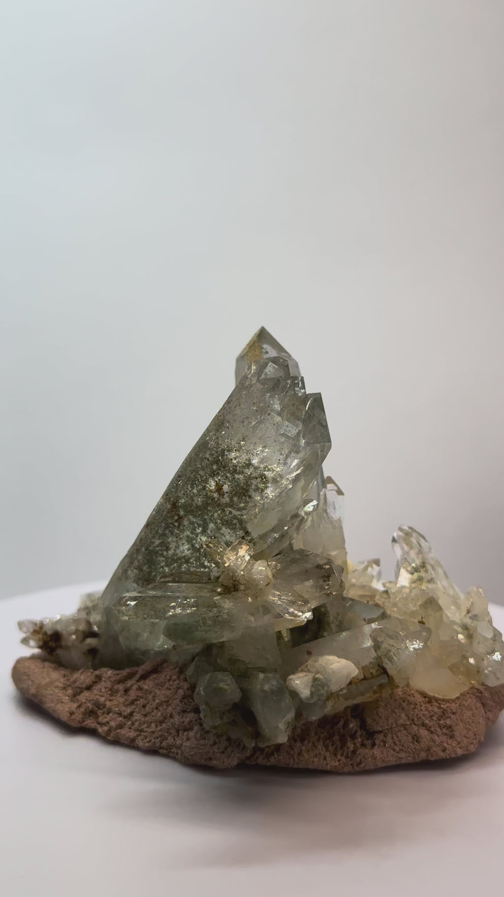 綠幽靈藏晶｜西藏｜解凍｜底域 DIYU｜C02-005