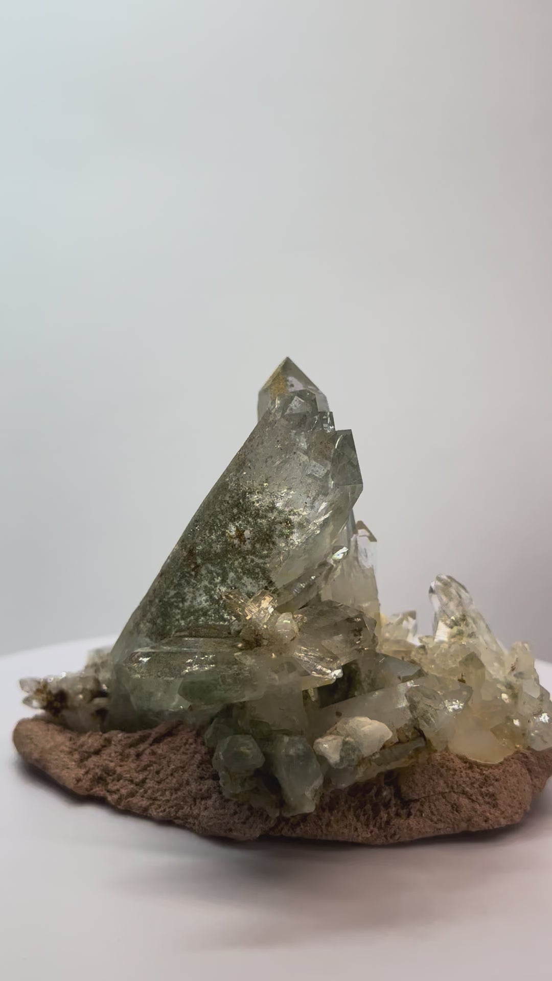 綠幽靈藏晶｜西藏｜解凍｜底域 DIYU｜C02-005