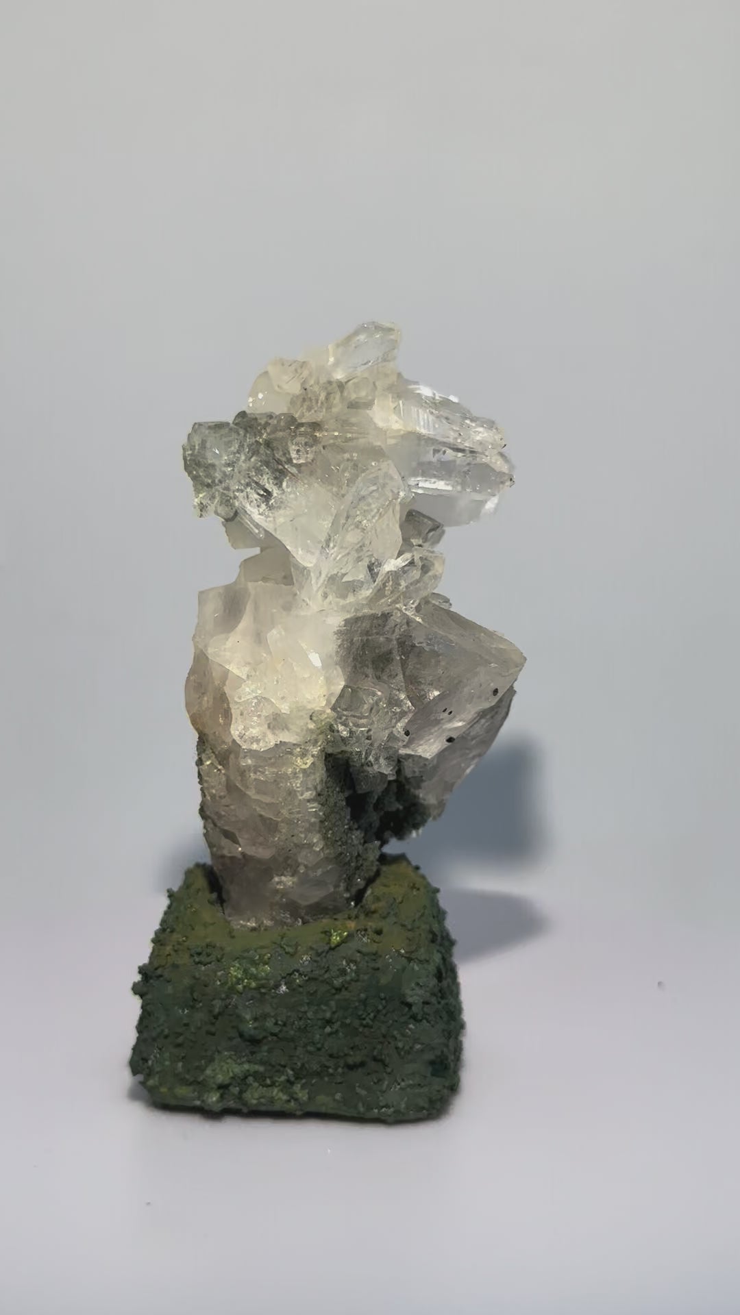 喜馬拉雅綠幽靈晶簇｜印度｜苔原｜底域 DIYU｜C01-029