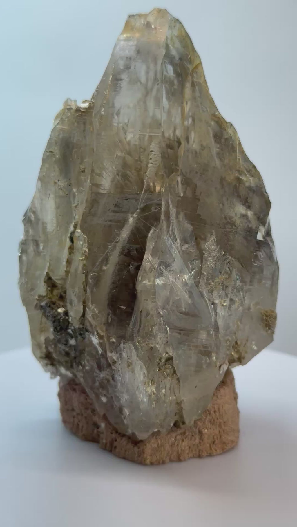 象神山銀雲母共生水晶｜ネパール｜山径｜底域 DIYU｜C02-002